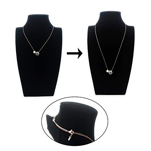 D-Buy 8 Pcs Necklace Extenders, Stainless Steel Chain Extender For Necklace, Bracelet Extender, Extender Chain Set, 4 Different Length, 2 Inch 3 Inch 4 Inch 6 Inch (Silver) #TOP4