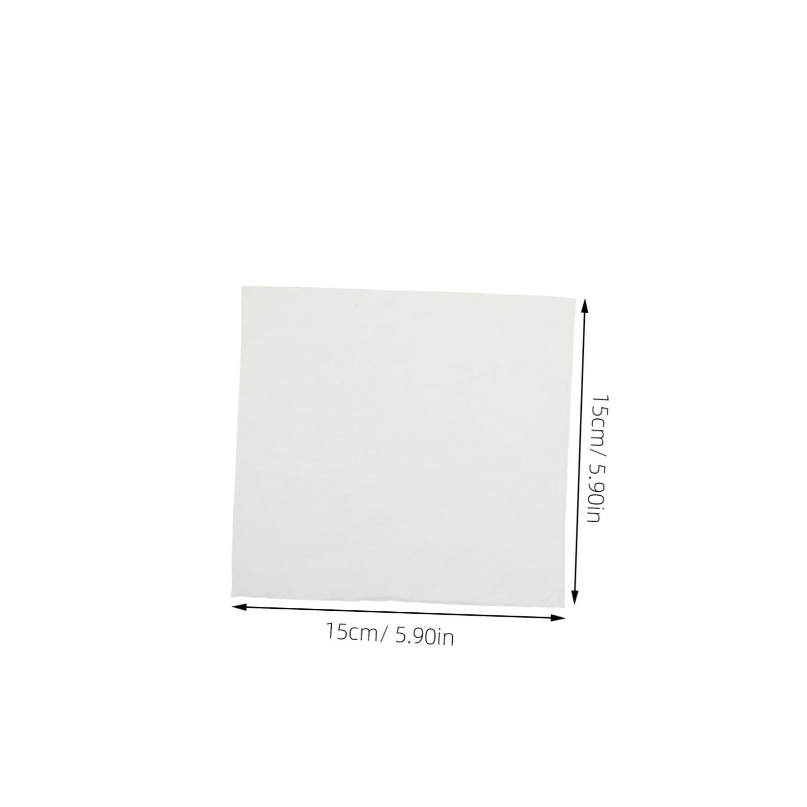 Homoyoyo Paño de Limpieza Antiestático para Superficies Delicadas y Lentes de Cámara, 100 Piezas de Poliéster Blanco para Ensamblaje de Semiconductores y Pantallas LCD/led