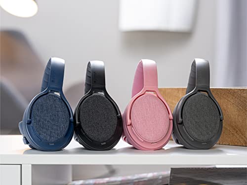 Image of Made for Amazon, Active Noise Cancelling Bluetooth Headphones with Built-in Microphone | Blue