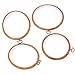 Price comparison product image Bopfimer 4 Pieces Embroidery Hoops Hoop Imitate Wood Embroidery Circle and Oval Set for Art Craft Sewing and Hanging