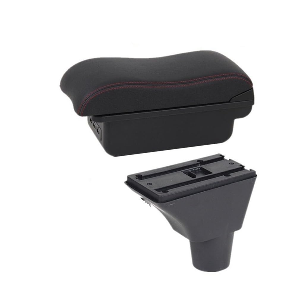 Aierdeyp B Red Line 3Usb Car Armrest Box For Citroen For C3 For C4