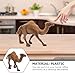 3 Pcs Realistic Camel Figurines - Educational Wildlife Stationary Adornment for Kids - Khaki Decor - Perfect for Play and Learning