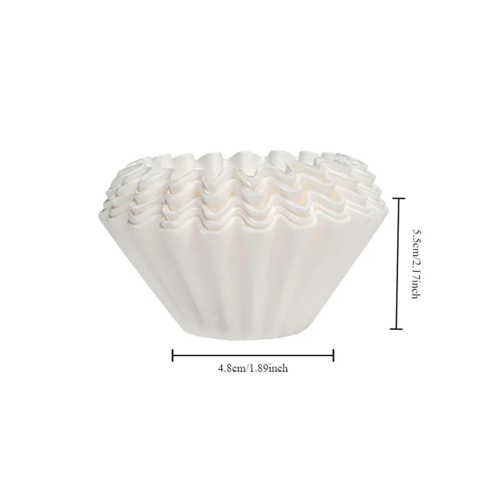 Compatible con filtros de café de papel Kraft genéricos de 50 Uds.