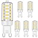 Price comparison product image Brantoo G9 LED Light Bulbs 3W Daylight White 4000K No Flicker Equivalent to 25W 28W 33W 40W Halogen Bulbs, CRI>85, G9 Socket Energy Saving Led Lamp, Not Dimmable, AC 220-240V, 5 Pack