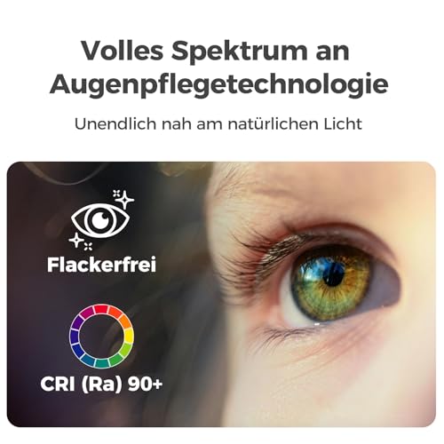 Lampe de Plafond LED Dimmable Connectée Plafonnier Rond Plat RGB avec Télécommande - 6
