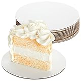 Cake Boards - 12-Piece Cardboard Round Cake Circle Base, 6 Inches Diameter, White