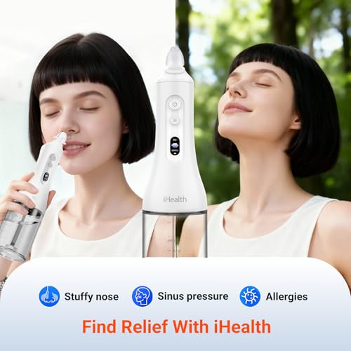 iHealth Electric Nasal Irrigation System, 400ml Tank, with 30 Saline Packs - image 2