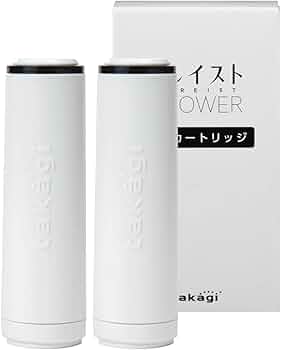 タカギ シャワーヘッド キレイスト カートリッジ付き 楽天市場】キレイストシャワー 浄水カートリッジ 2個入 タカギ