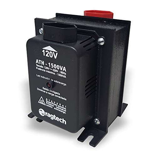 Autotransformador Ath 1500Va/1050W, Ragtech, ATH1500 4474, Preto