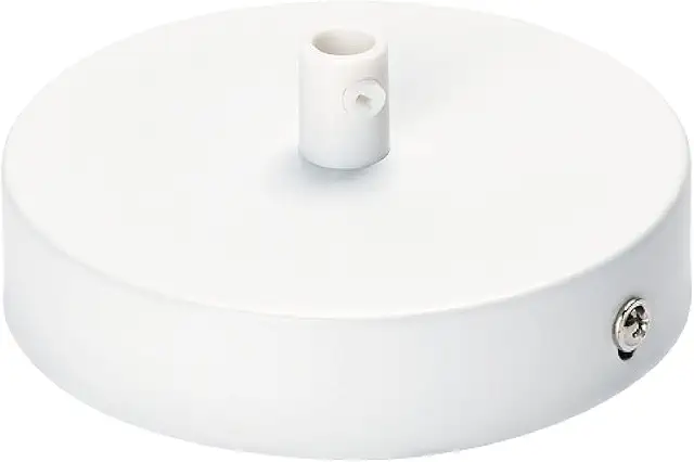 ORION LIGHTSTYLE Baldachin Abdeckung Weiß für Hängeleuchte, Metall, Ø 100 mm