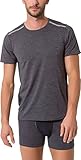 Skiny Herren Active Per4mance Shirt Kurzarm Sportunterwäsche, Grau (Anthracite Melange 4676), Large