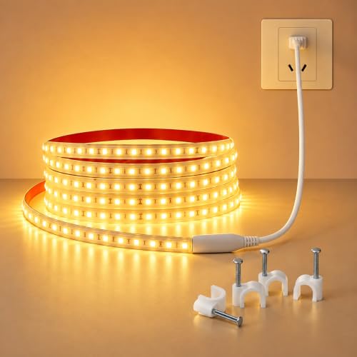 One94Store 8 Meter LED Rope Light for Decoration – Waterproof Warm White SMD Cove Light for Ceiling, Home Décor, LED Pipe Light for Diwali, Festival, Indoor, Outdoor Use