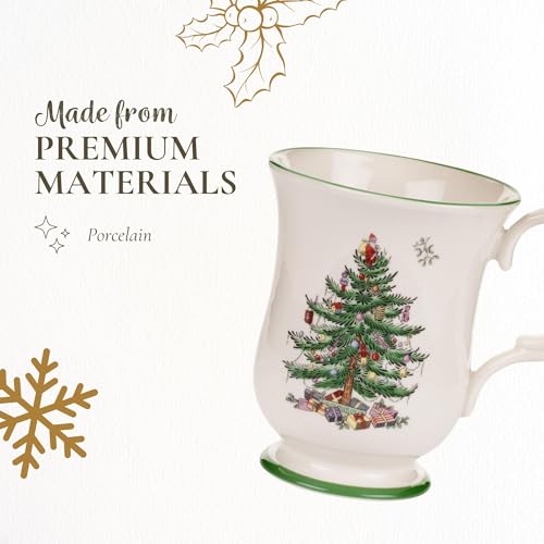 Spode Christmas Tree Taza con Pie 12 Oz miniatura 4