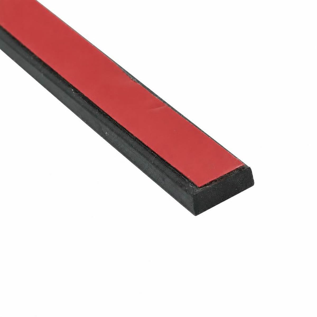 Jmgdj 3X10mm 50Cm Silicone Rubber Anti-Collision Strip Black Self Adhesive High Temperature Resistant Durable Furniture Anti-Skid Gasket-50