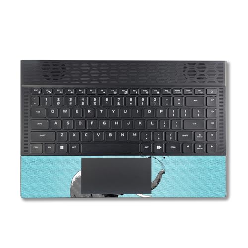 Image of MightySkins Carbon Fiber Skin Compatible with Alienware X14 R2 (2023) Full Wrap Kit - Musical Elephant | Protective, Durable Textured Carbon Fiber Finish | Easy to Apply | Made in The USA