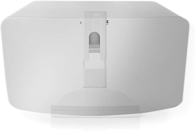 NEDIS Speaker Wall Bracket - Sonos® Play:5-Gen2 - Tiltable and rotatable - Tilt angle 15° - Cable management - Simple and easy assembly - Max. 7 kg White