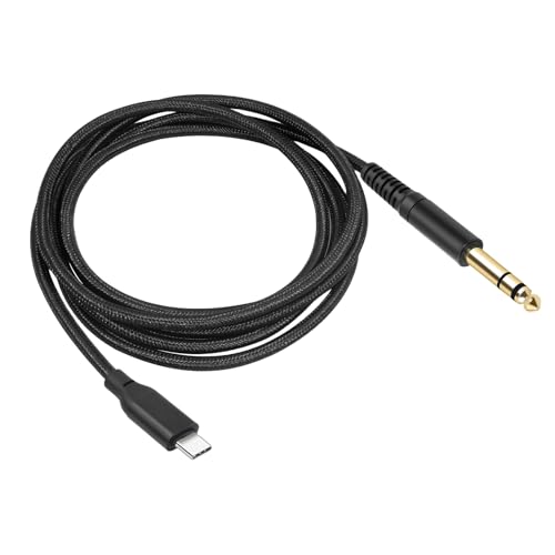 Cable de audio USB-C a 6.35mm 9.8ft HXBER miniatura 1
