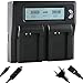 Produktbild SK LCD Dual Doppel Akku Ladegerät für Nikon EN-EL20 EN-EL20a EN-EL22 passend zu Nikon 1 J1, 1 J2, 1 J3, 1 J4, 1 AW1, 1 S1, 1 V3 und weitere