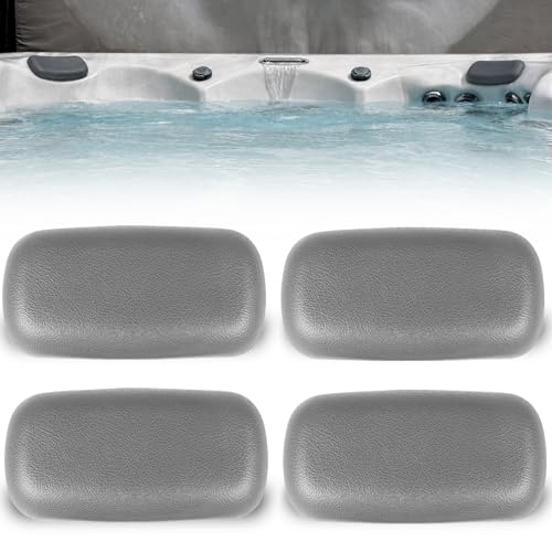 Hot Tub Headrest for Master Spas Pillow 2009+ Models fits Clarity Spas Twilight Michael Phelps Swim Spa & More Universal Charcoal Grey Flat Pillow Replace HTCP8-05-0094 / X540720 / MASX540720