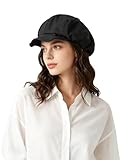 Suillty Retro French Style Beret Caps for Women Girls Casual Solid Painter Caps Newsboy Hat for Summer Outdoor Fishing Camping