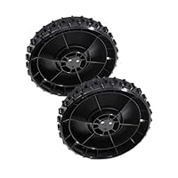 YUCKMZ Antriebsrad Reifen Rad Ø183mm 2 Stücke kompatibel mit Husqvarna Automower 105 305 308 Mähroboter 574465104 (2)