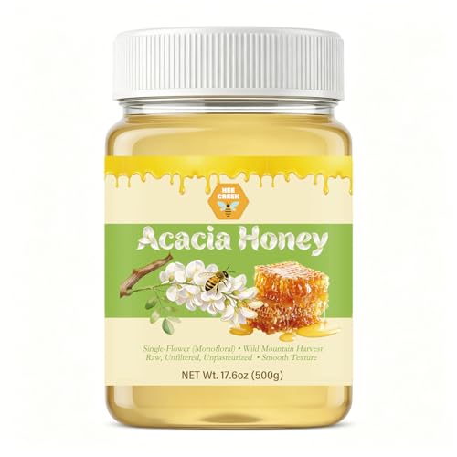 Miel Cruda de Acacia sin Filtrar 500g
