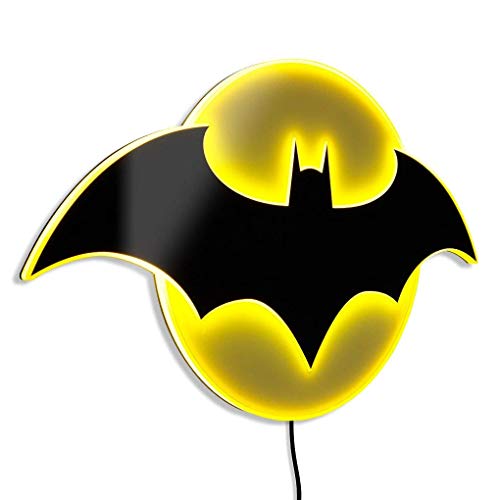 Lámpara de mesa Batman Justice League con luz LED y dimmer miniatura 3