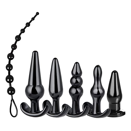 6Pcs Anal Plugs Training Set Butt Plug Trainer Kit Sex Toys Expanding Sexual Stimulation Device Buttplug Toys For Beginners Advanced Users. (M06) #TOP1