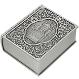 Boîtes de rangement décoratives pour livres : cette boîte à bijoux est fabriquée en alliage de zinc écologique, sans odeur désagréable, et offre un style vintage
