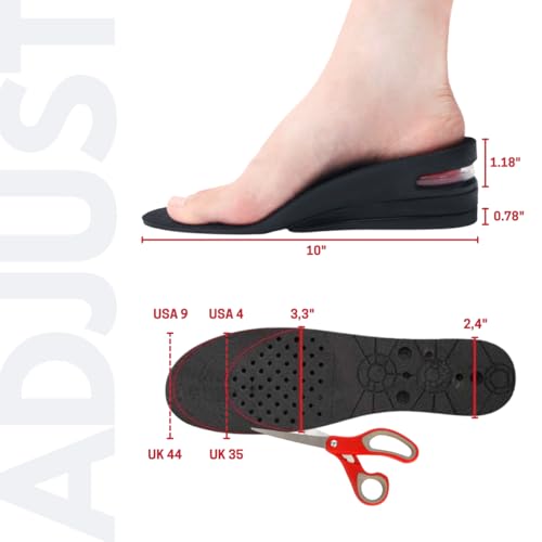 Plantillas elevadoras para altura ajustable 2.75 pulgadas miniatura 2