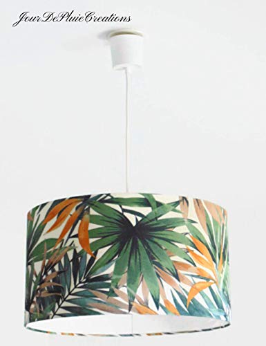 Plafonnier feuilles exotiques idée cadeau noël fête mères - 4