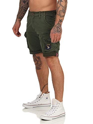 Short Cargo Alpha Industries Crew pour Homme - Style Militaire Authentique