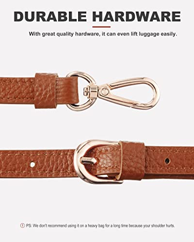 image for SEAVILIA Genuine Leather Purse Strap Replacement Crossbody Adjustable 