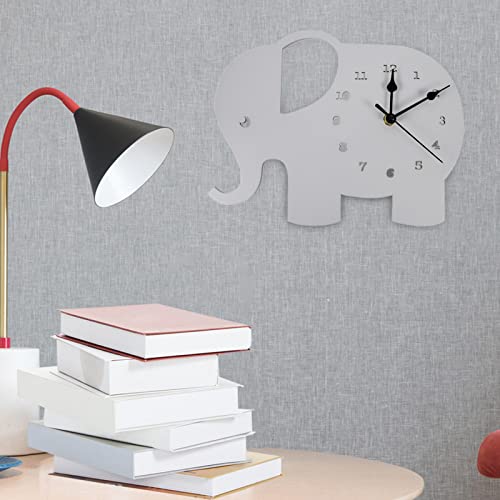 Horloge murale chat 3D avec pendule queue amovible pour déco salon - 8