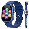 Kids Smart Watches for Girls Boys Toys Ages 4-12 with 30+ Games Video Recorder Music Alarm Clock Learning Card HD Touchscreen 4 5 6 7 8 Year Olds Birthday Gift