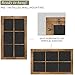 Amazon.com: Barnyard Designs 24x40 Windowpane Wood Farmhouse Wall ...