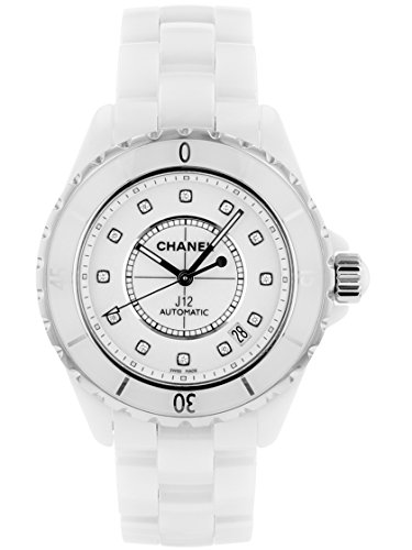 [シャネル] CHANEL 腕時計 H1629 J12 ホワイトセラミック 12Pダイヤ 38mm メンズ 自動巻き [中古品] [並行輸入品]