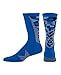 Under Armour Men's Undeniable Crew Socks, Scatter Blue/Steel, Large