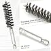 verkelly 2 Pcs Golf Clubs Head Hosel Brush, 15mm Dia Golf Shaft Ferrules Brush Bore Brush Electric Drill Wire Brush(Stainless Steel Wire)