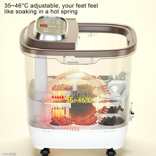 Spa de pies portátil YVYKFZD con control de temperatura miniatura 4