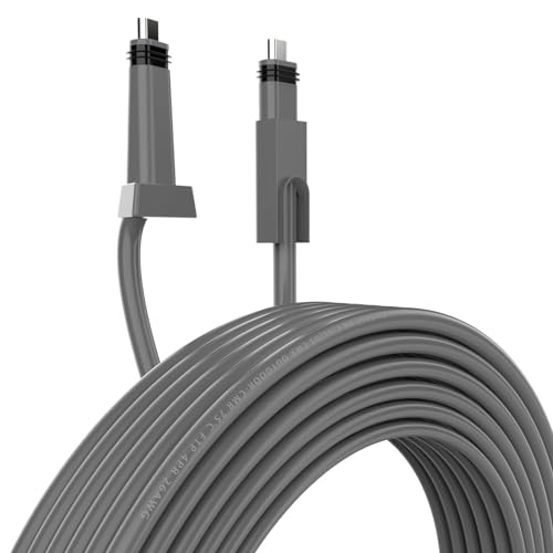 Yanmis Cable 30ft Rectangular para V2, Compatible con PC, Portátil, Tablet y Smartphone
