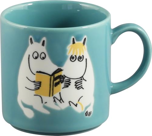 Moomin (ムーミン) マグカップ 大きめ 350ml 直径9×9cm スノークのおじょうさん ムーミン 雑貨 グッズ 女性 ギフト 誕生日 食器 日本製 ブルー mm8703-11