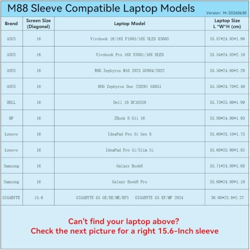 Image of Smatree M88W Hard Protective 15.6-16inch Laptop Case for Samsung /ASUS /DELL | Compatible for Galaxy Book6 /6 Pro, ASUS Vivobook 16 /16X /16X OLED, DELL 16 DC16250, ASUS ROG Zephyrus Duo 2026, White(X8286W)