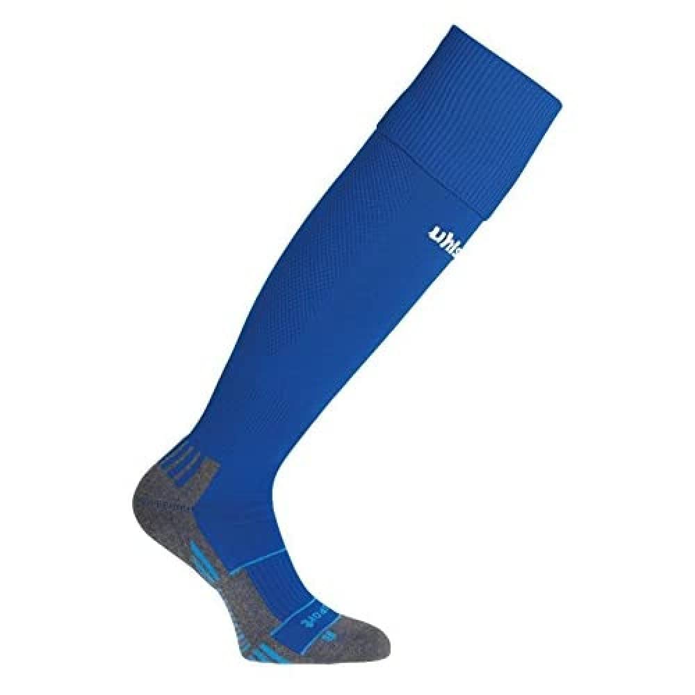 Uhlsport Unisex Team Pro Player Stocking Socks - Azure Blue/White, Size 37-40