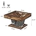 Tribesigns Square Coffee Table, Wood Center Table for Living Room, 31.5