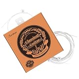 Asmuse Cuerdas de Guitarra Clásica 6 cuerdas Norma tensiónl ,Cuerdas para guitarra española & flamenca Nailon Duradero con revestimiento de cobre plateado (028|043 )