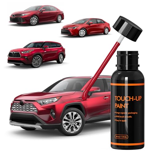 Image of 3T3 Ruby Flare Touch Up Paint for Toyota, Automotive Paints | DIY Car Paint Scratch Repair Kit, Quick Fix Scratch Repair for RAV4 /Camry /Corolla /Highlande /Sienna /Venza /Matrix /Avalon /CHR
