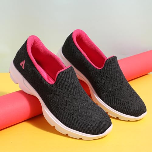 Image of Aqualite SKR-131 Premium Lightweight Casual Shoes with Comfort Cushion & Slip-On Dailywear Shoes for Women