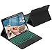 CACOE Bluetooth Tastatur mit Touchpad, [Französische] Kabellose mit 7 Farben Beleuchtete Bluetooth kompatibel mit iPad A16/10/iPad Air/Pro, iOS/iPadOS/MacOS, Mac mini/Pro, MacBook 10 Zoll, Schwarz