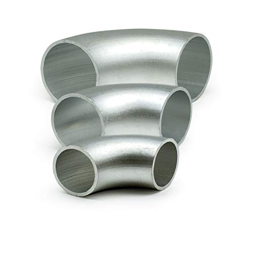 Produktbild von 12x Aluminium Rohrbogen 90° – 100x3 Mm, AW 6060, Roh, Schweißbar, Für Maschinen-, Modellbau & Handläufe
